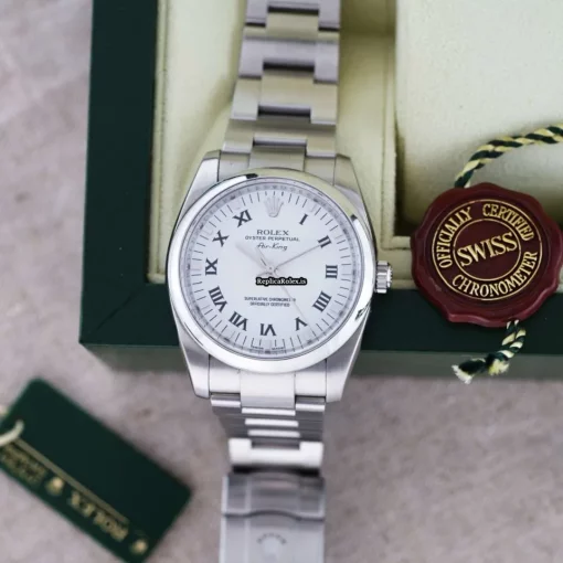 Durable Copies Rolex Oyster Perpetual 34 114200 Automatic Movement 34mm Steel Case Mens/unisex Watch - Image 6