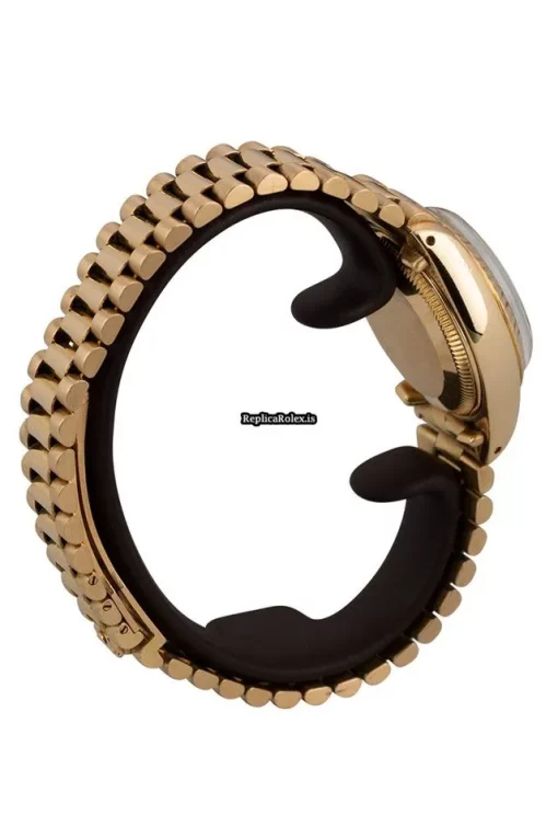 Durable Replica Rolex Lady-datejust 6917 Caliber 2030 Automatic Movement 26mm Yellow Gold Case Womens Watch - Image 3