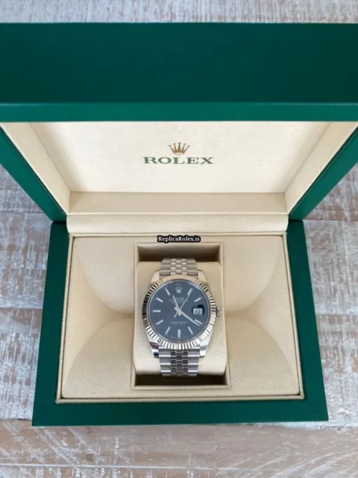 Fabulous Fake Rolex Datejust 126334 Caliber 3235 Automatic Movement 41mm White Gold Case Mens/unisex Watch