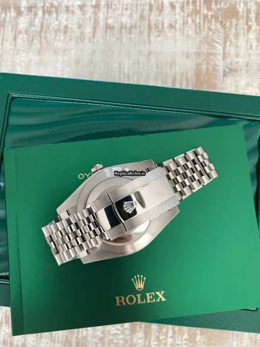 Fabulous Fake Rolex Datejust 126334 Caliber 3235 Automatic Movement 41mm White Gold Case Mens/unisex Watch - Image 10