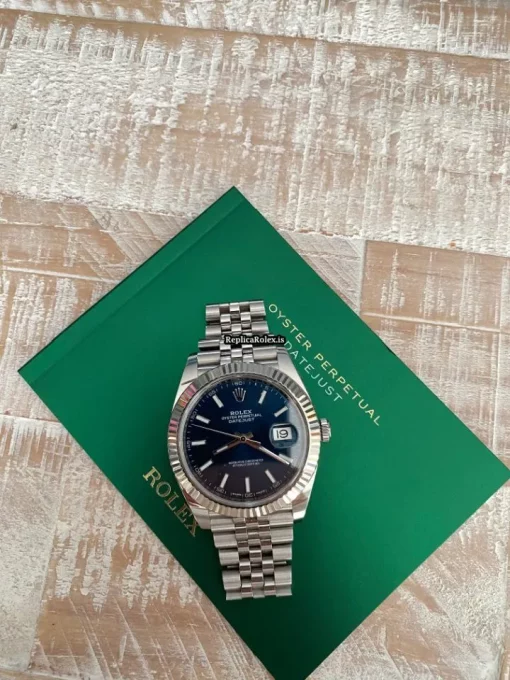 Fabulous Fake Rolex Datejust 126334 Caliber 3235 Automatic Movement 41mm White Gold Case Mens/unisex Watch - Image 11