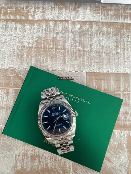 Fabulous Fake Rolex Datejust 126334 Caliber 3235 Automatic Movement 41mm White Gold Case Mens/unisex Watch - Image 12