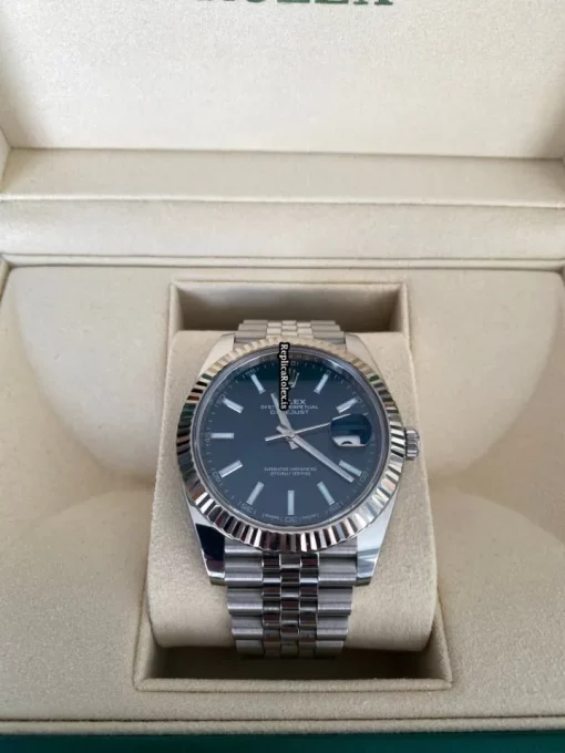 Fabulous Fake Rolex Datejust 126334 Caliber 3235 Automatic Movement 41mm White Gold Case Mens/unisex Watch - Image 2