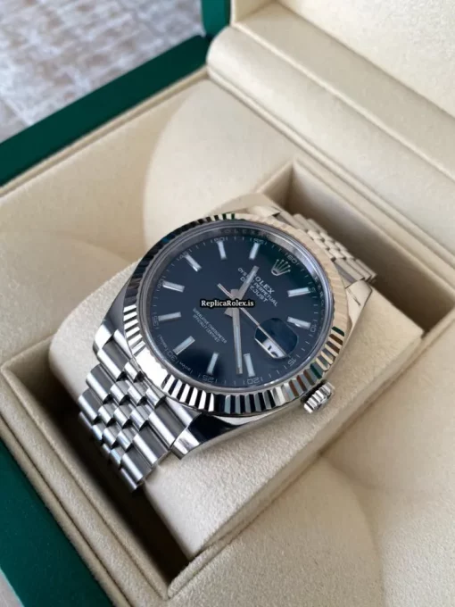 Fabulous Fake Rolex Datejust 126334 Caliber 3235 Automatic Movement 41mm White Gold Case Mens/unisex Watch - Image 3