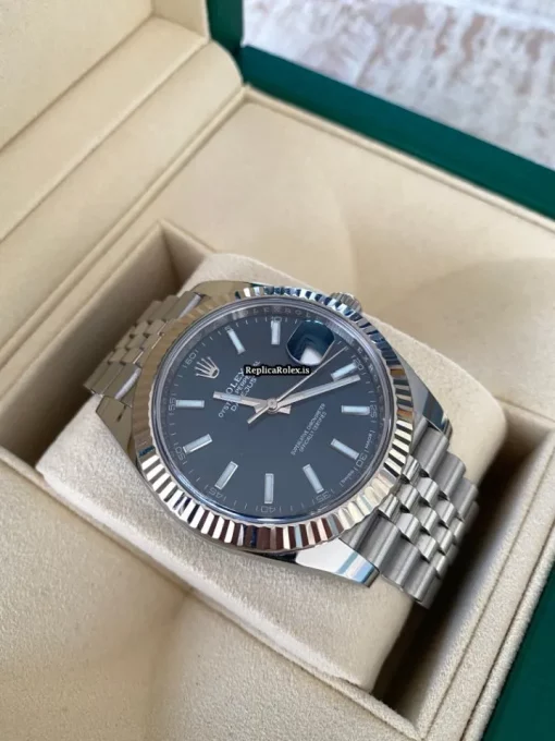 Fabulous Fake Rolex Datejust 126334 Caliber 3235 Automatic Movement 41mm White Gold Case Mens/unisex Watch - Image 4