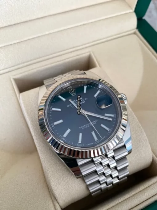 Fabulous Fake Rolex Datejust 126334 Caliber 3235 Automatic Movement 41mm White Gold Case Mens/unisex Watch - Image 5
