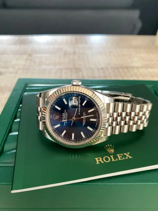 Fabulous Fake Rolex Datejust 126334 Caliber 3235 Automatic Movement 41mm White Gold Case Mens/unisex Watch - Image 6