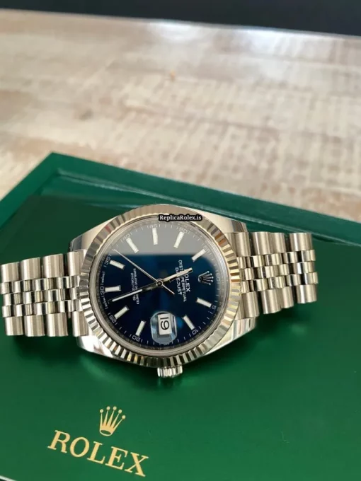 Fabulous Fake Rolex Datejust 126334 Caliber 3235 Automatic Movement 41mm White Gold Case Mens/unisex Watch - Image 9