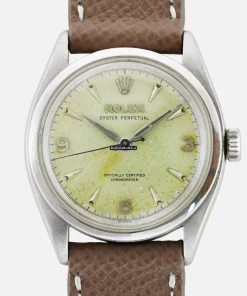 Appealing Fake Rolex Bubble Back 6084 Automatic Movement 34mm Steel Case Mens/unisex Watch