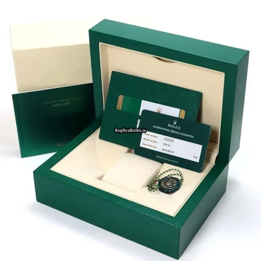 Stylish Replica Rolex Lady-datejust 28 Caliber 2236 Automatic Movement 28mm Gold/steel Case Watch - Image 4