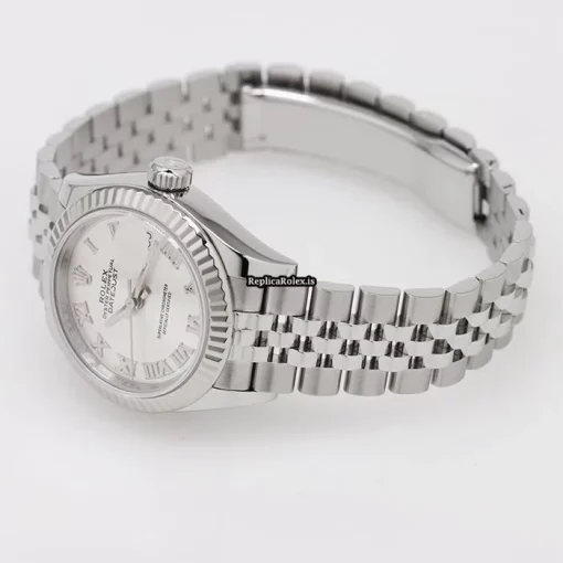 Stylish Replica Rolex Lady-datejust 28 Caliber 2236 Automatic Movement 28mm Gold/steel Case Watch - Image 8