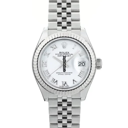 Superb Fake Rolex Lady-datejust 28 Caliber 2236 Automatic Movement 28mm Gold/steel Case Watch