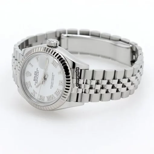 Superb Fake Rolex Lady-datejust 28 Caliber 2236 Automatic Movement 28mm Gold/steel Case Watch - Image 6