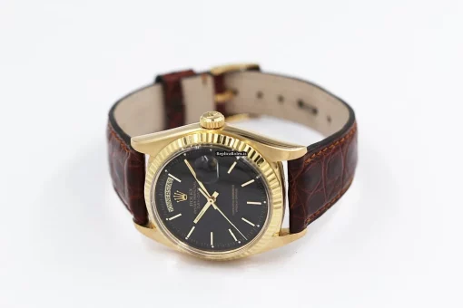Popular Replica Rolex Day-date 36 1803 Caliber 1556 Automatic Movement 36mm Yellow Gold Case Mens/unisex Watch - Image 8