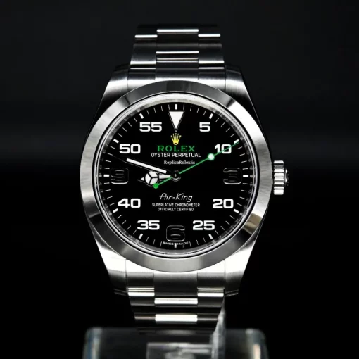 Inexpensive Replica Rolex Air King 116900 Caliber 3131 Automatic Movement 40mm Steel Case Mens/unisex Watch - Image 3