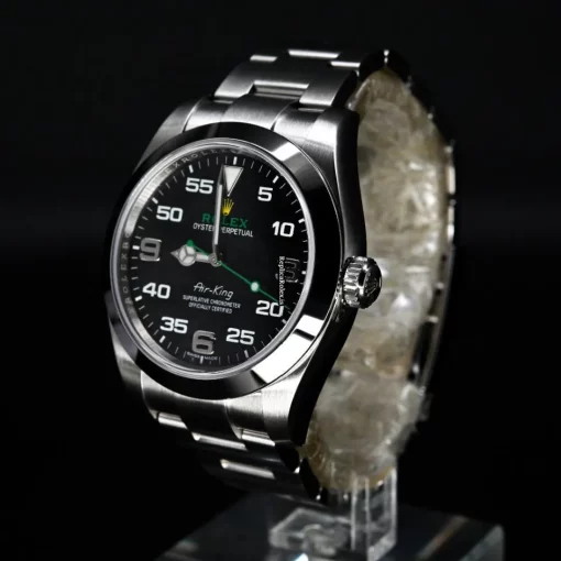 Inexpensive Replica Rolex Air King 116900 Caliber 3131 Automatic Movement 40mm Steel Case Mens/unisex Watch - Image 4