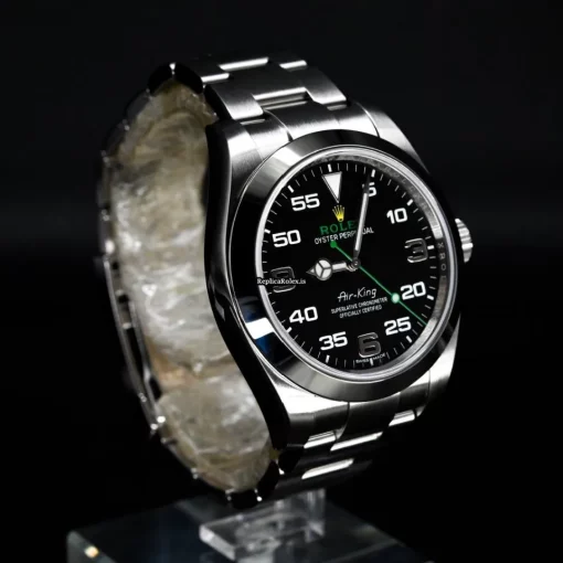 Inexpensive Replica Rolex Air King 116900 Caliber 3131 Automatic Movement 40mm Steel Case Mens/unisex Watch - Image 5