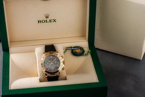 Luxury Replica Rolex Daytona 116518 Caliber 4130 Automatic Movement 40x47mm Yellow Gold Case Mens/unisex Watch - Image 10