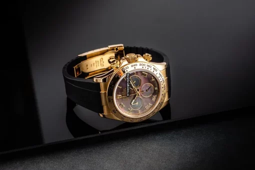 Luxury Replica Rolex Daytona 116518 Caliber 4130 Automatic Movement 40x47mm Yellow Gold Case Mens/unisex Watch - Image 3