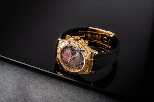 Luxury Replica Rolex Daytona 116518 Caliber 4130 Automatic Movement 40x47mm Yellow Gold Case Mens/unisex Watch - Image 4