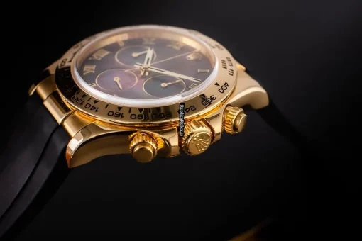 Luxury Replica Rolex Daytona 116518 Caliber 4130 Automatic Movement 40x47mm Yellow Gold Case Mens/unisex Watch - Image 7
