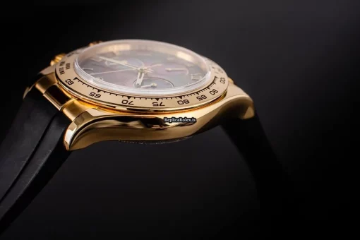 Luxury Replica Rolex Daytona 116518 Caliber 4130 Automatic Movement 40x47mm Yellow Gold Case Mens/unisex Watch - Image 8