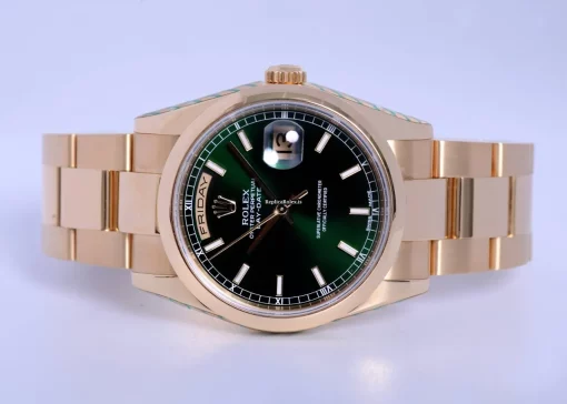 Swiss Replica Rolex Day-date 36 118208 Automatic Movement 36mm Yellow Gold Case Mens/unisex Watch - Image 2