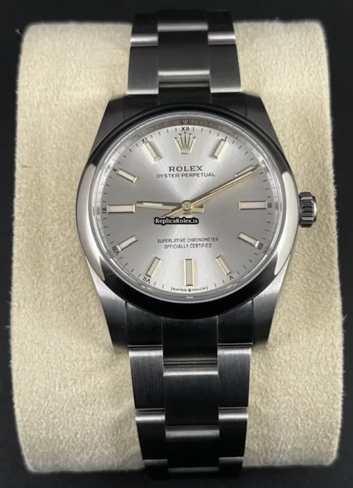 Cheap Knockoff Rolex Oyster Perpetual 34 124200-0001 Automatic Movement 34mm Steel Case Womens Watch
