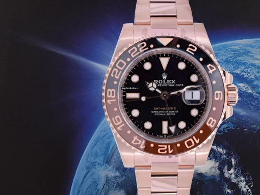 Distinctive Fake Rolex Gmt-master II 126715chnr-0001 Caliber 3285 Automatic Movement 40mm Rose Gold Case Mens/unisex Watch