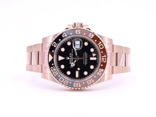 Distinctive Fake Rolex Gmt-master II 126715chnr-0001 Caliber 3285 Automatic Movement 40mm Rose Gold Case Mens/unisex Watch - Image 2