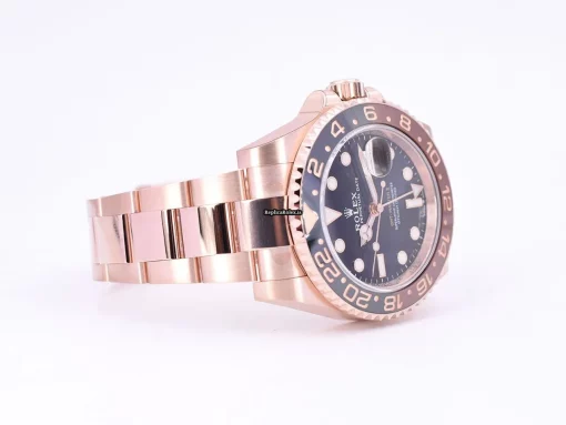 Distinctive Fake Rolex Gmt-master II 126715chnr-0001 Caliber 3285 Automatic Movement 40mm Rose Gold Case Mens/unisex Watch - Image 3