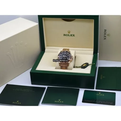 Distinctive Fake Rolex Gmt-master II 126715chnr-0001 Caliber 3285 Automatic Movement 40mm Rose Gold Case Mens/unisex Watch - Image 6