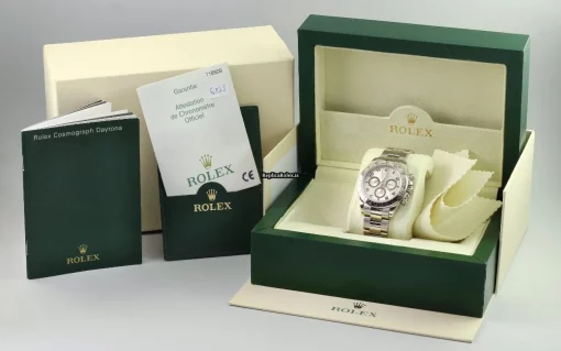 Trustworthy Replica Rolex Daytona 116509 Caliber 4130 Automatic Movement 40mm White Gold Case Mens/unisex Watch - Image 7