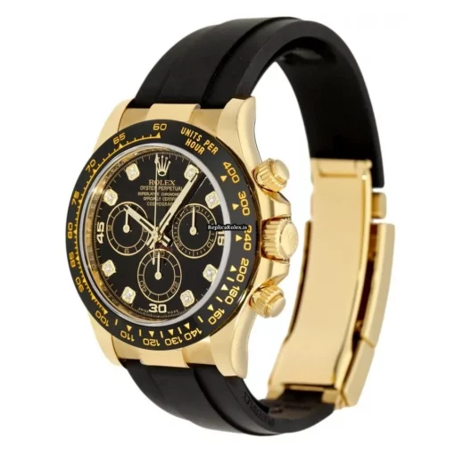 Well Made Knockoff Rolex Daytona 116518ln Caliber 4130 Automatic Movement 40mm Yellow Gold Case Mens/unisex Watch - Image 3