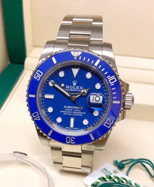 Special Replica Rolex Submariner Date 116619lb Caliber 3135 Automatic Movement 40mm White Gold Case Mens/unisex Watch - Image 2