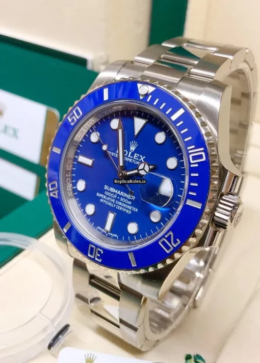 Special Replica Rolex Submariner Date 116619lb Caliber 3135 Automatic Movement 40mm White Gold Case Mens/unisex Watch - Image 6