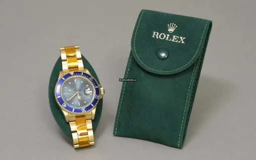Distinctive Imitation Rolex Submariner Date 16808 Caliber 3035 Automatic Movement 40mm Yellow Gold Case Mens/unisex Watch - Image 7