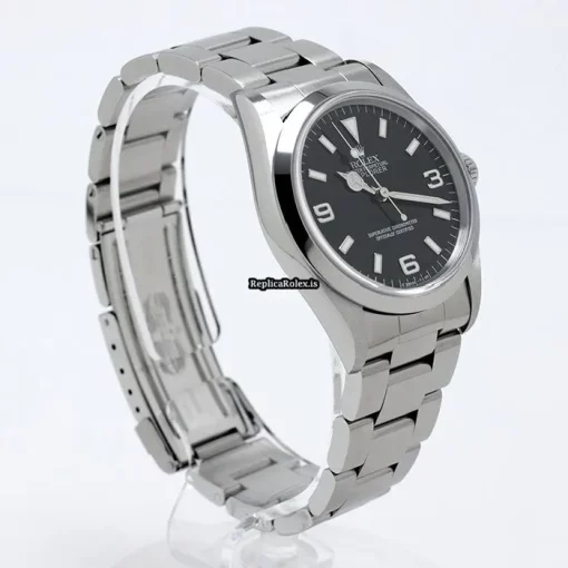 Pleasing Fake Rolex Explorer 14270 Caliber 3000 Automatic Movement 36mm Steel Case Watch - Image 10