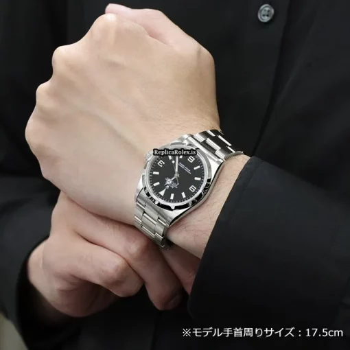 Pleasing Fake Rolex Explorer 14270 Caliber 3000 Automatic Movement 36mm Steel Case Watch - Image 15