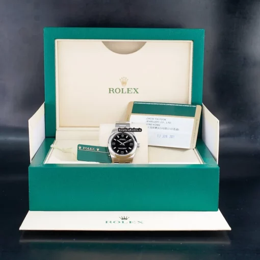 Attractive Copies Rolex Oyster Perpetual 31 177200 Caliber 2231 Automatic Movement 31mm Steel Case Womens Watch - Image 10