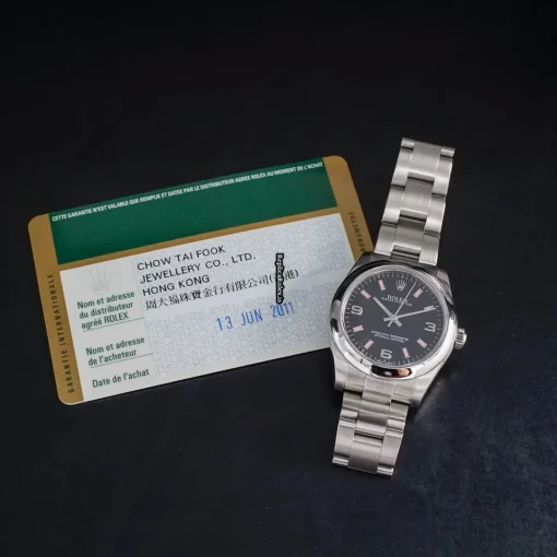 Attractive Copies Rolex Oyster Perpetual 31 177200 Caliber 2231 Automatic Movement 31mm Steel Case Womens Watch - Image 11