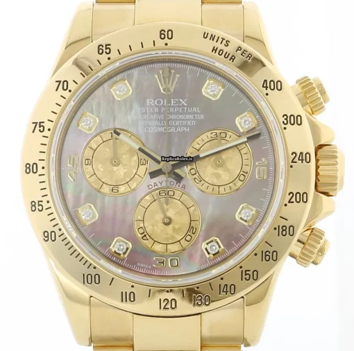 High Quality Replica Rolex Daytona 116528 Caliber 4130 Automatic Movement 40mm Yellow Gold Case Mens/unisex Watch