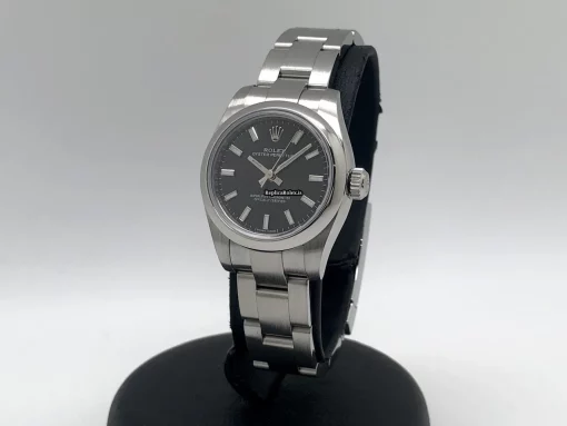Neat Fake Rolex Oyster Perpetual 26 176200 Caliber 2231 Automatic Movement 26mm Steel Case Womens Watch - Image 4