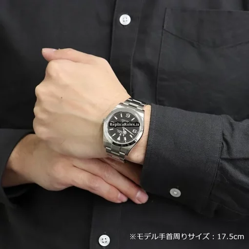 Lovely Replica Rolex Explorer 214270 Caliber 3132 Automatic Movement 39mm Steel Case Watch - Image 15