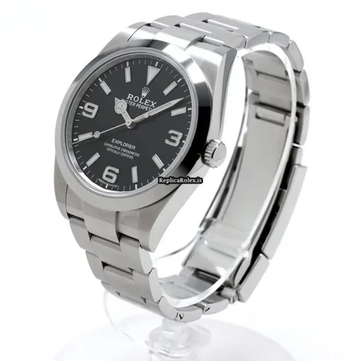 Lovely Replica Rolex Explorer 214270 Caliber 3132 Automatic Movement 39mm Steel Case Watch - Image 2