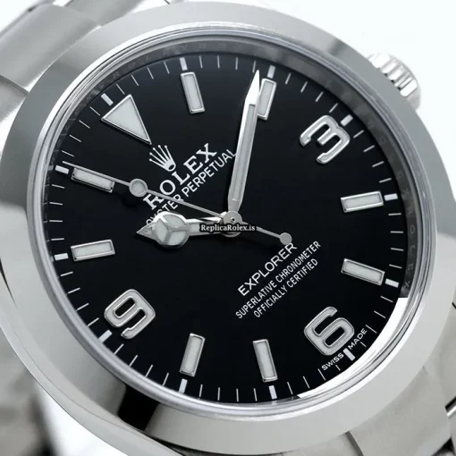 Lovely Replica Rolex Explorer 214270 Caliber 3132 Automatic Movement 39mm Steel Case Watch - Image 6
