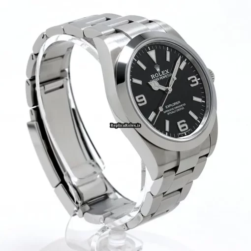 Lovely Replica Rolex Explorer 214270 Caliber 3132 Automatic Movement 39mm Steel Case Watch - Image 9
