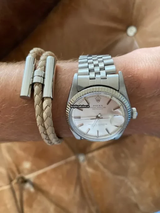 Exquisite Replica Rolex Datejust 1601 Caliber 1570 Automatic Movement 36mm Steel Case Mens/unisex Watch - Image 5