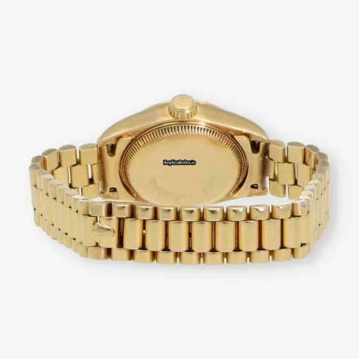 Amazing Replica Rolex Lady-datejust 69178 Caliber 2135 Automatic Movement 26mm Yellow Gold Case Womens Watch - Image 6