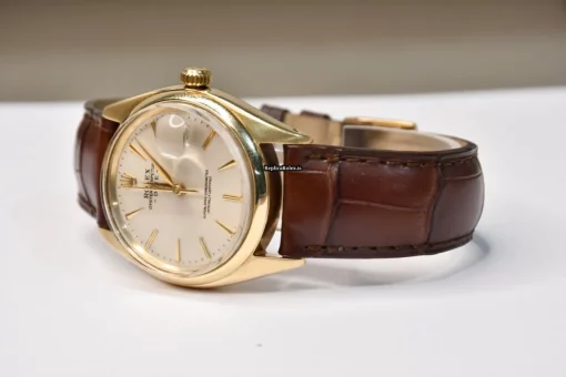 Popular Replica Rolex Oyster Perpetual Date 1500 Caliber 1570 Automatic Movement 34mm Yellow Gold Case Mens/unisex Watch - Image 2
